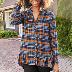 VGUC Matilda Jane Flannel Tunic size medium